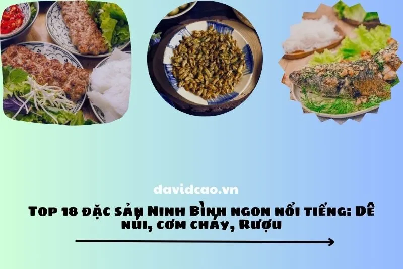 Top 18 đặc sản Ninh Bình ngon nổi tiếng: Dê núi, cơm cháy, rượu