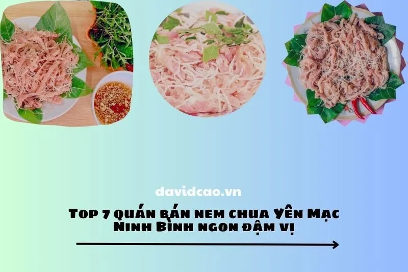 Top 7 quán bán nem chua Yên Mạc Ninh Bình ngon đậm vị