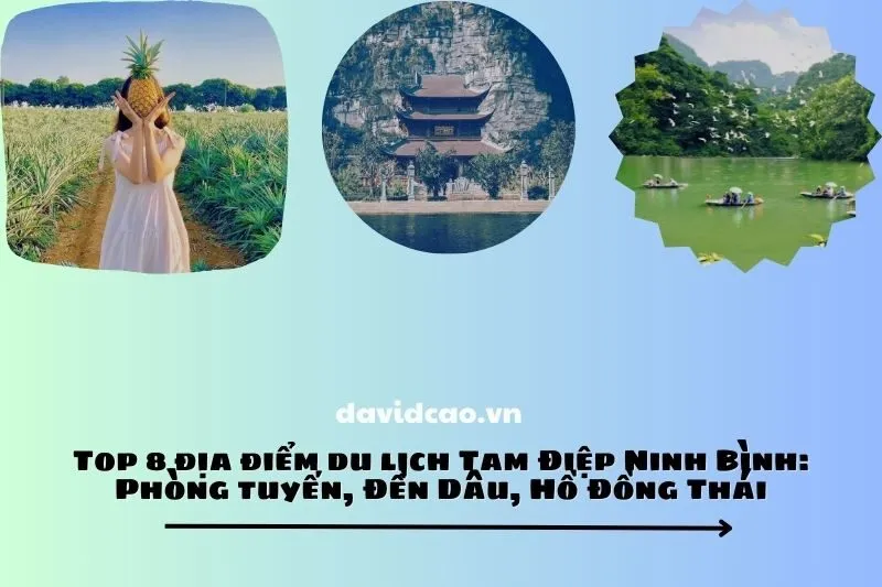 Top 8 địa điểm du lịch Tam Điệp Ninh Bình: Phòng tuyến, Đền Dâu, Hồ Đồng Thái